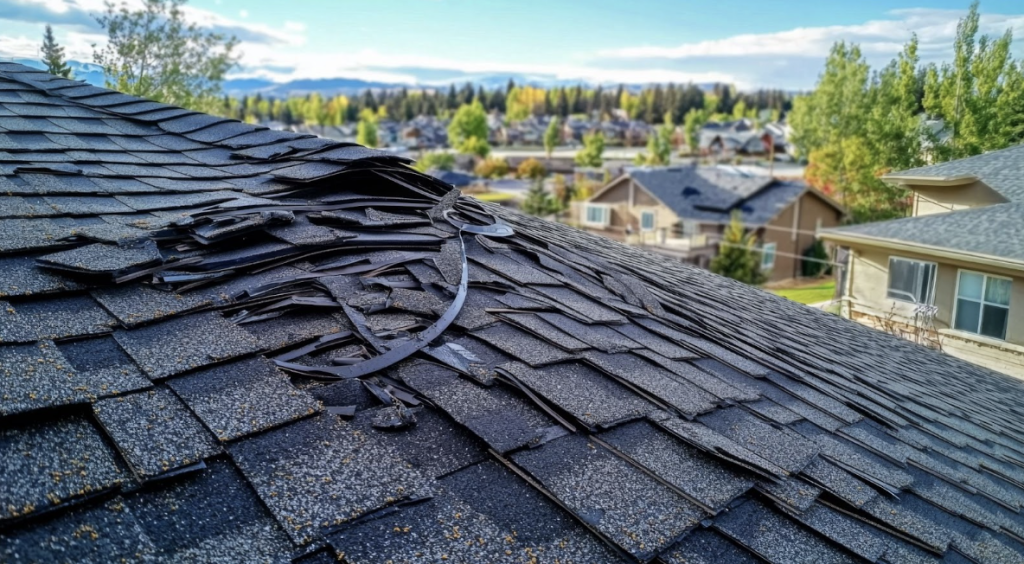hail damage on a roof in Colorado